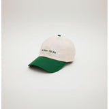 Mad About The Boy Dad Cap - Cream & Green | Mad About The Boy | Mad About The Boy