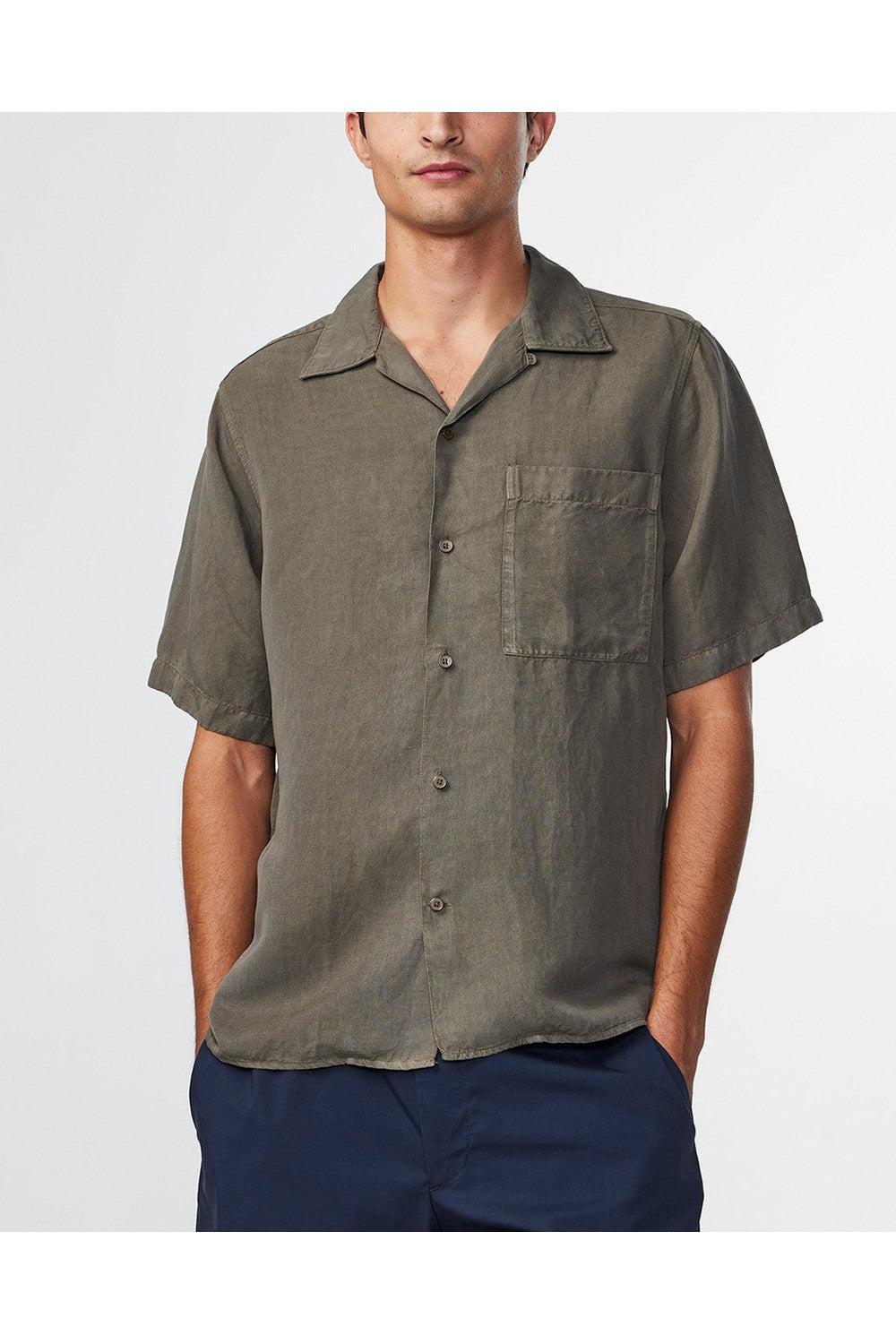 NN.07 Julio Linen Blend Shirt Capers | NN07 | Mad About The Boy
