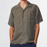 NN.07 Julio Linen Blend Shirt Capers | NN07 | Mad About The Boy