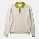 Edmmond Studios Knitted Polo Off White | Edmmond Studios | Mad About The Boy