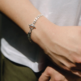 Don Du Ciel Flat Curb Bracelet Sterling Silver | DON DU CIEL | Mad About The Boy