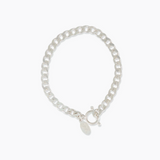 Don Du Ciel Flat Curb Bracelet Sterling Silver | DON DU CIEL | Mad About The Boy