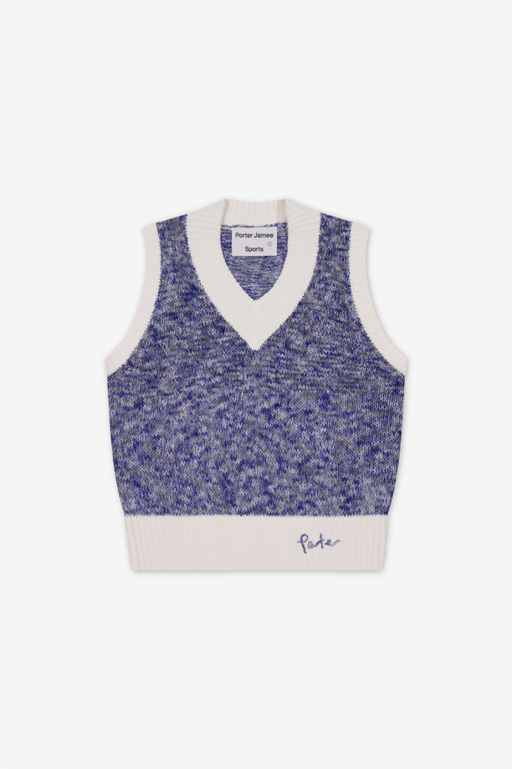 Mélange Vest - Blue | PORTER JAMES SPORTS | Mad About The Boy