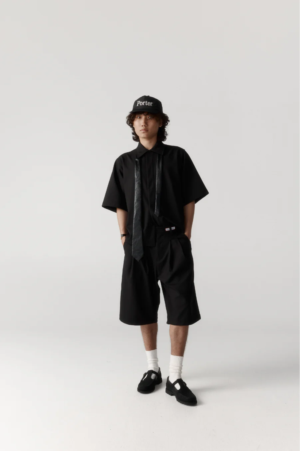 Porter James Sports Pleated Porter Shorts Black | PORTER JAMES SPORTS | Mad About The Boy