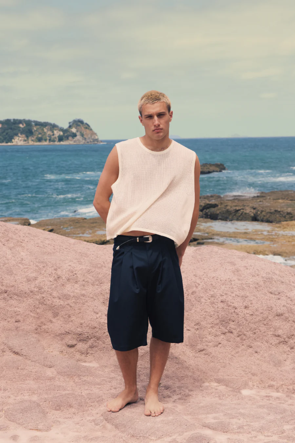 Porter James Sports Pleated Porter Shorts Navy Suiting | PORTER JAMES SPORTS | Mad About The Boy