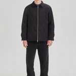 QUILTED ZIP JACKET - BLACK | COMMONERS | Mad About The Boy