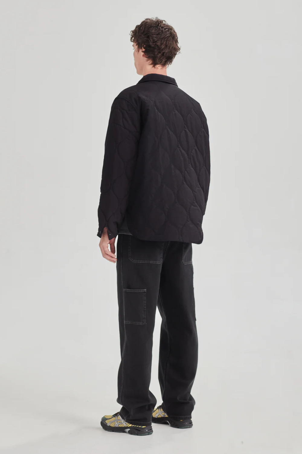 QUILTED ZIP JACKET - BLACK | COMMONERS | Mad About The Boy