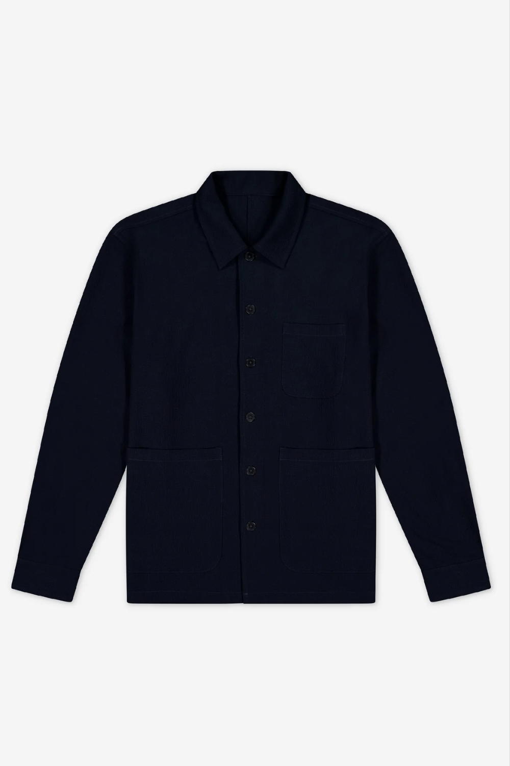 Seersucker Shacket - Navy | PORTER JAMES SPORTS | Mad About The Boy