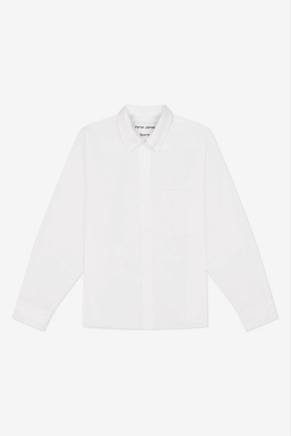 Slim Oxford Shirt - White | PORTER JAMES SPORTS | Mad About The Boy
