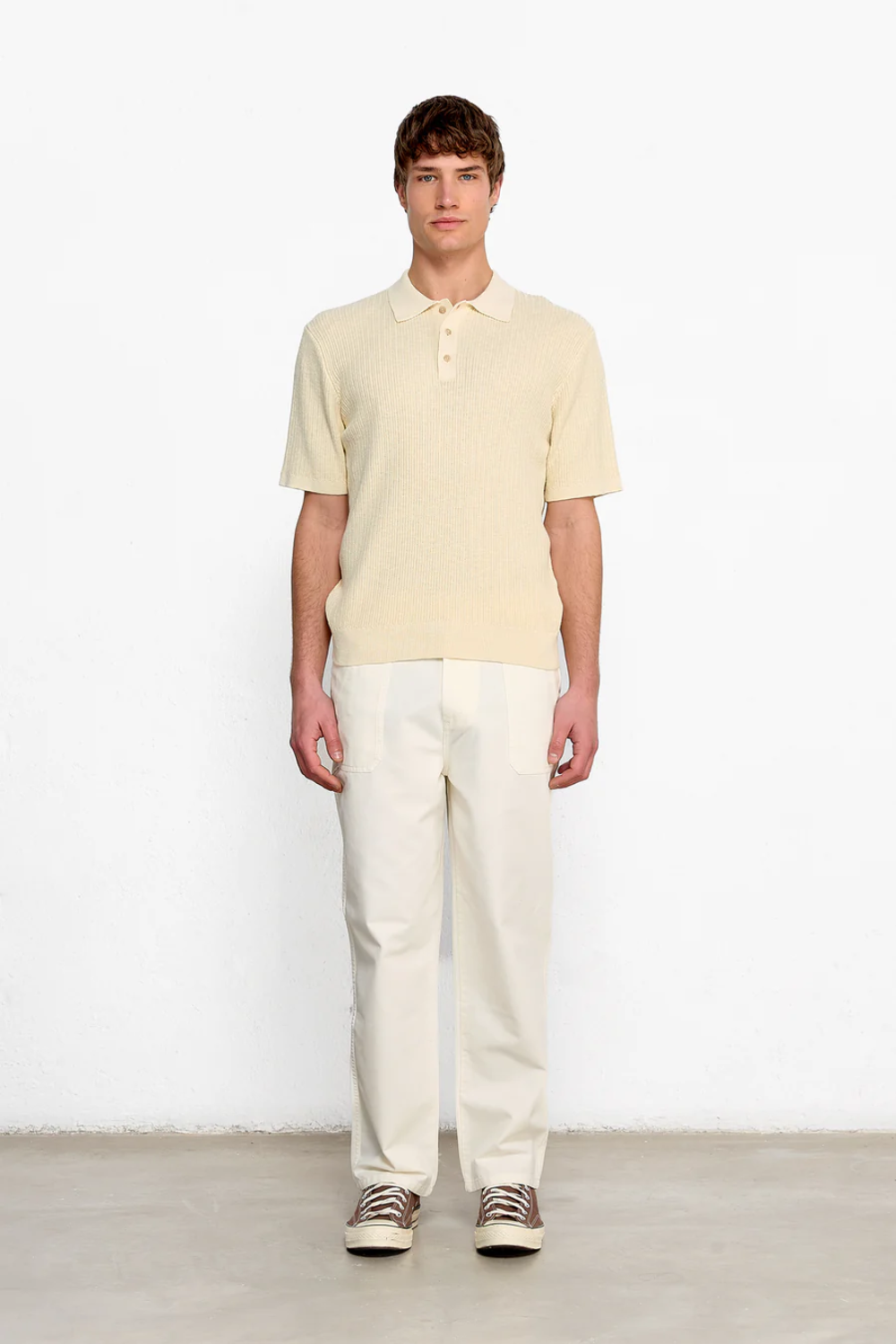 SUNSET POLO - BEIGE | Edmmond Studios | Mad About The Boy