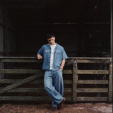 Porter James Sports Revere Shirt w/Pocket Denim | PORTER JAMES SPORTS | Mad About The Boy