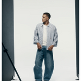 Big Business Shirt - Navy Stripe | PORTER JAMES SPORTS | Mad About The Boy
