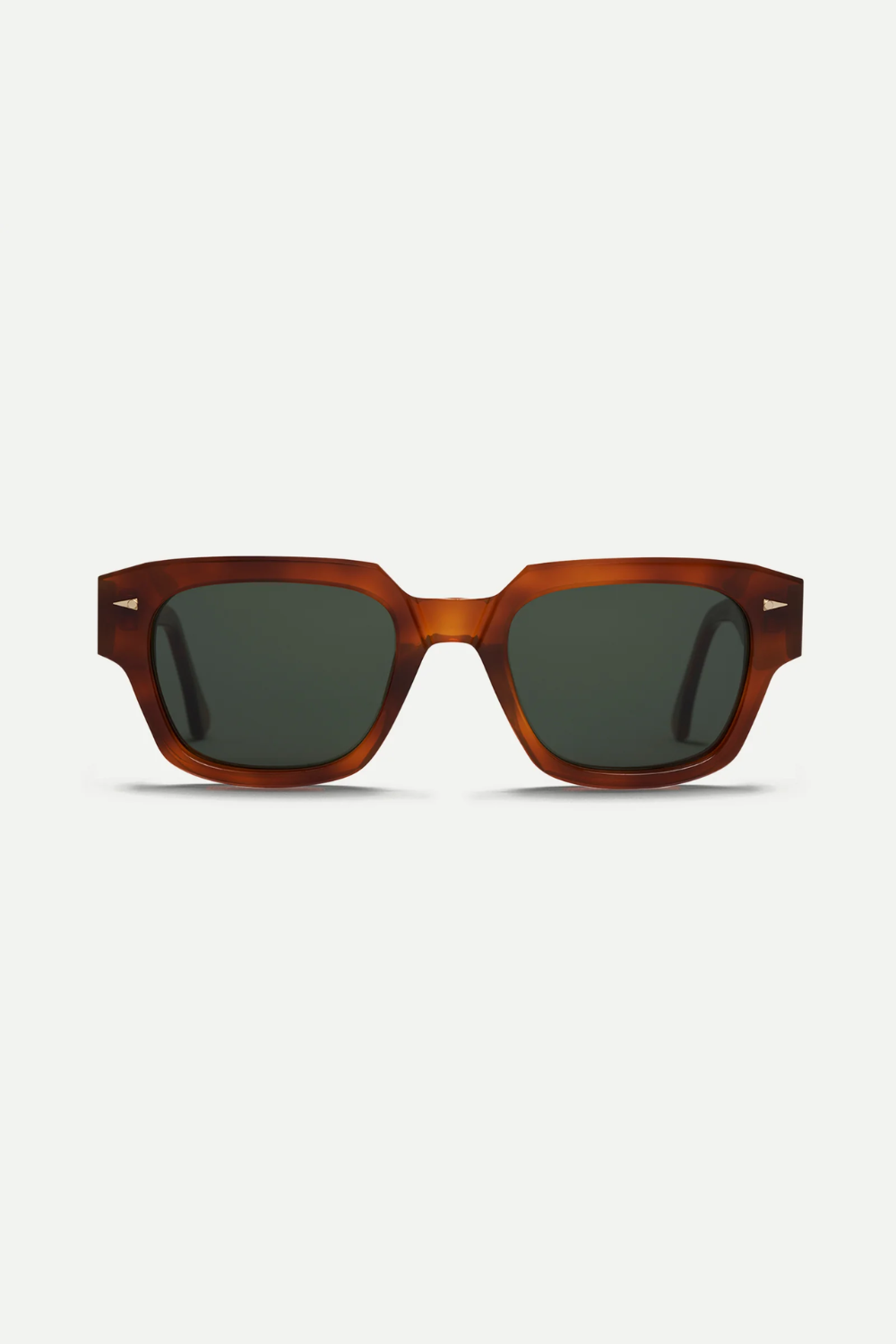 Rivoli Sunglasses - Orange Turtle / Dark Green | Ahlem Eyewear | Mad About The Boy