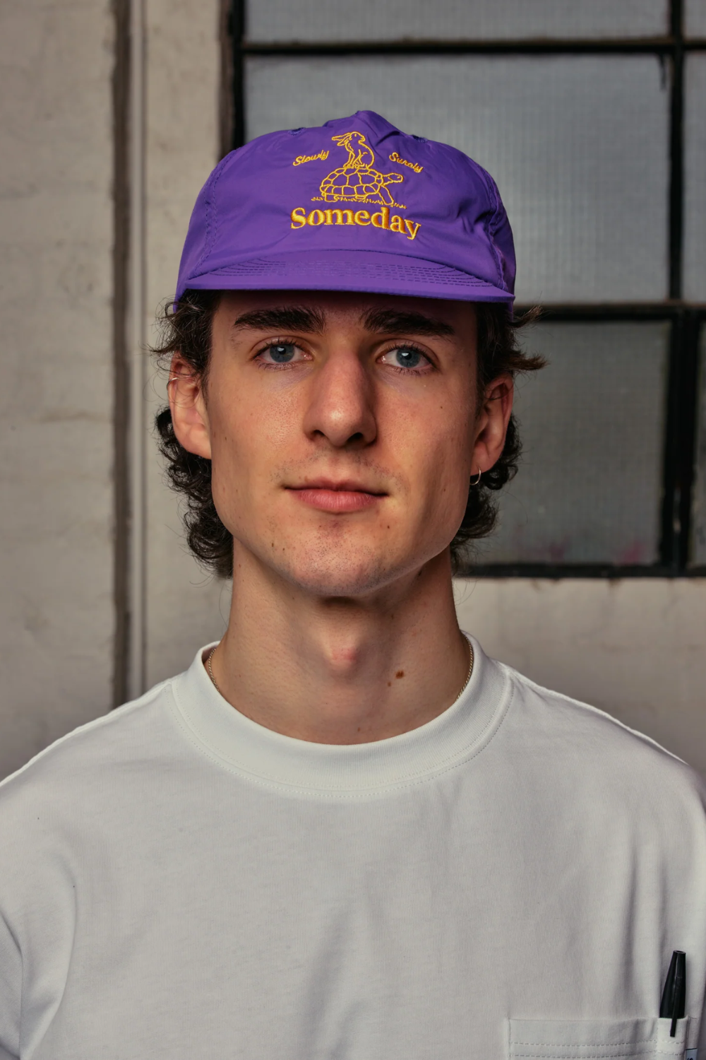 SOMEDAY FABRICATIONS SLOWLY SURELY NYLON CAP | PURPLE | Someday Fabrications | Mad About The Boy