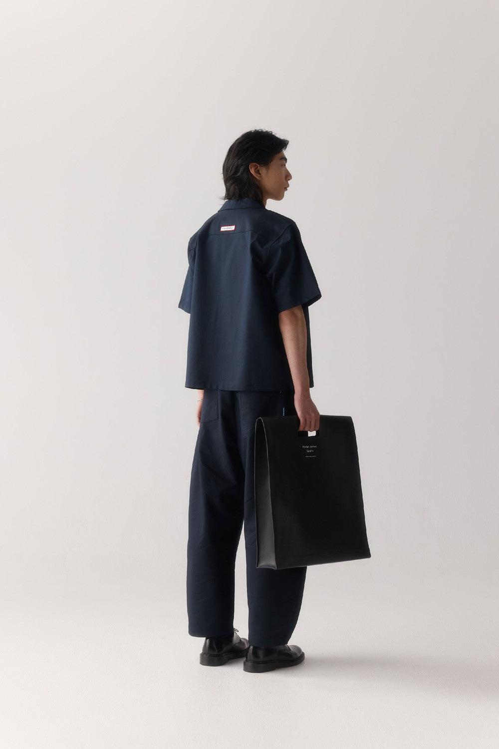 Dart Knee Pleated Trousers / Navy Suiting | PORTER JAMES SPORTS | Mad About The Boy