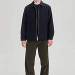 WOOL BLEND SHACKET / NAVY | COMMONERS | Mad About The Boy