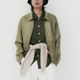 Workers Jacket - Olive Gloss | PORTER JAMES SPORTS | Mad About The Boy