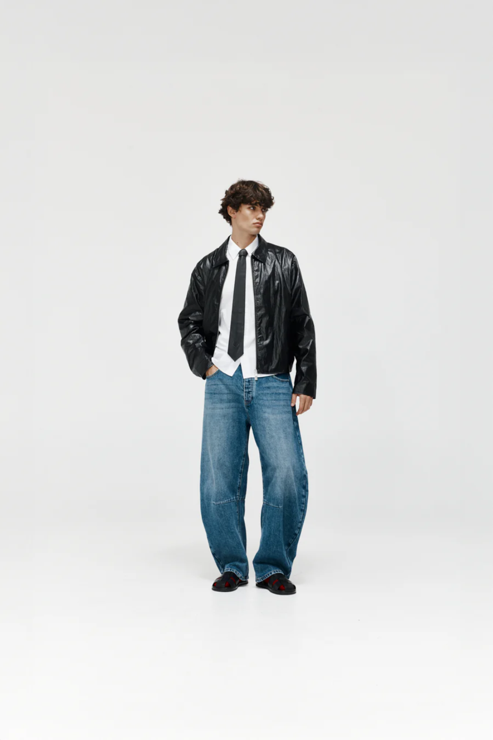 Restocked - Workers Jacket - Black Gloss | PORTER JAMES SPORTS | Mad About The Boy