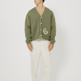 Porter James Sports Heavy Boxed Knit - Olive W/ Whip-Stitch | PORTER JAMES SPORTS | Mad About The Boy