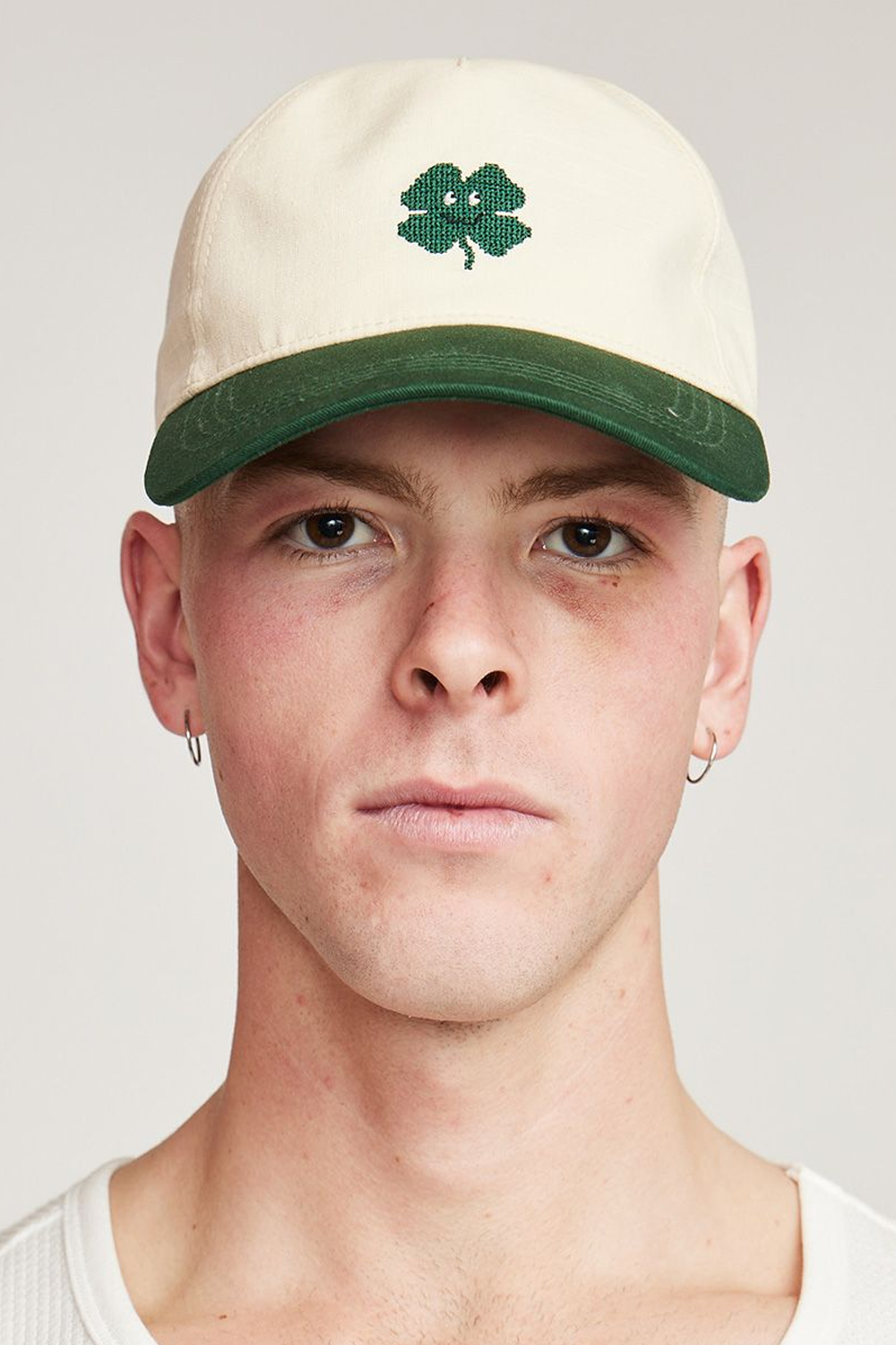 Brother Wolf Ripstop Lucky Off White/Green | Brotherwolf | Mad About The Boy