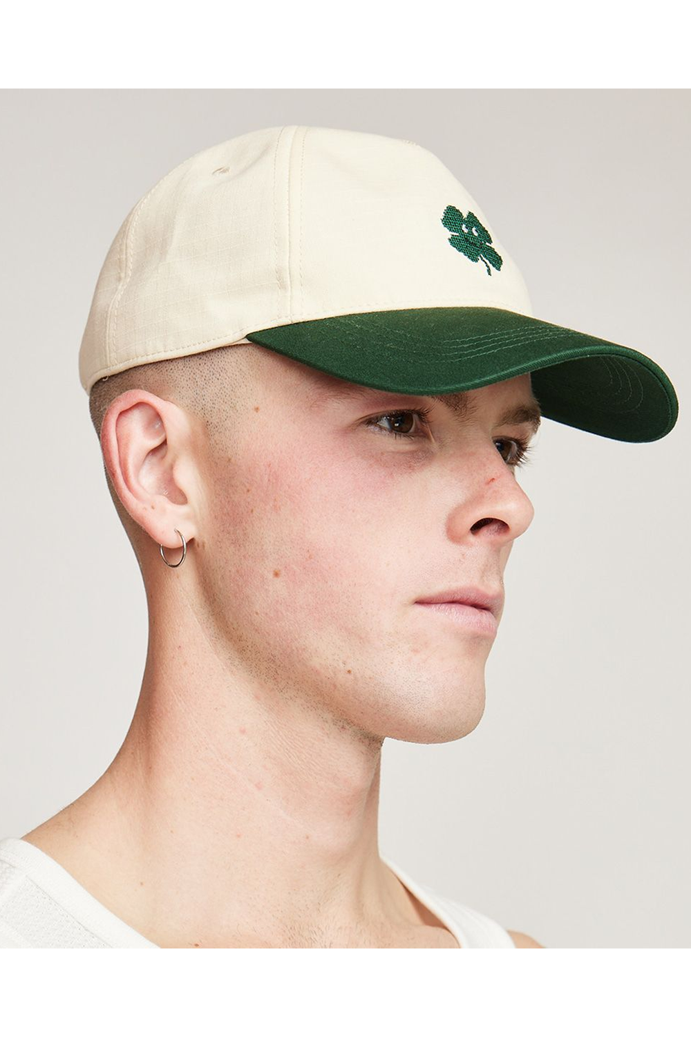 Brother Wolf Ripstop Lucky Off White/Green | Brotherwolf | Mad About The Boy