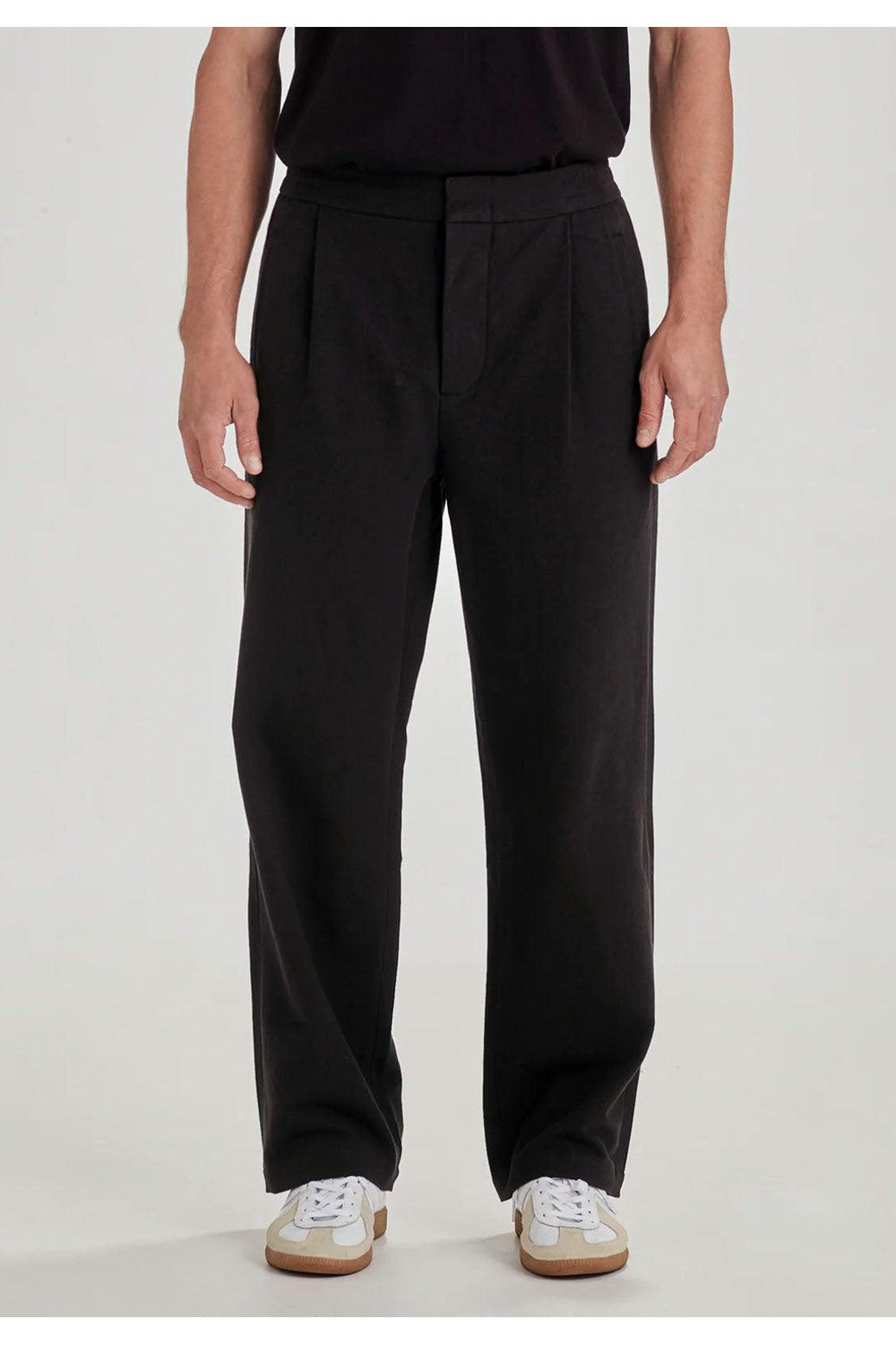 Mens Linen Cotton Work Pant / Black | COMMONERS | Mad About The Boy