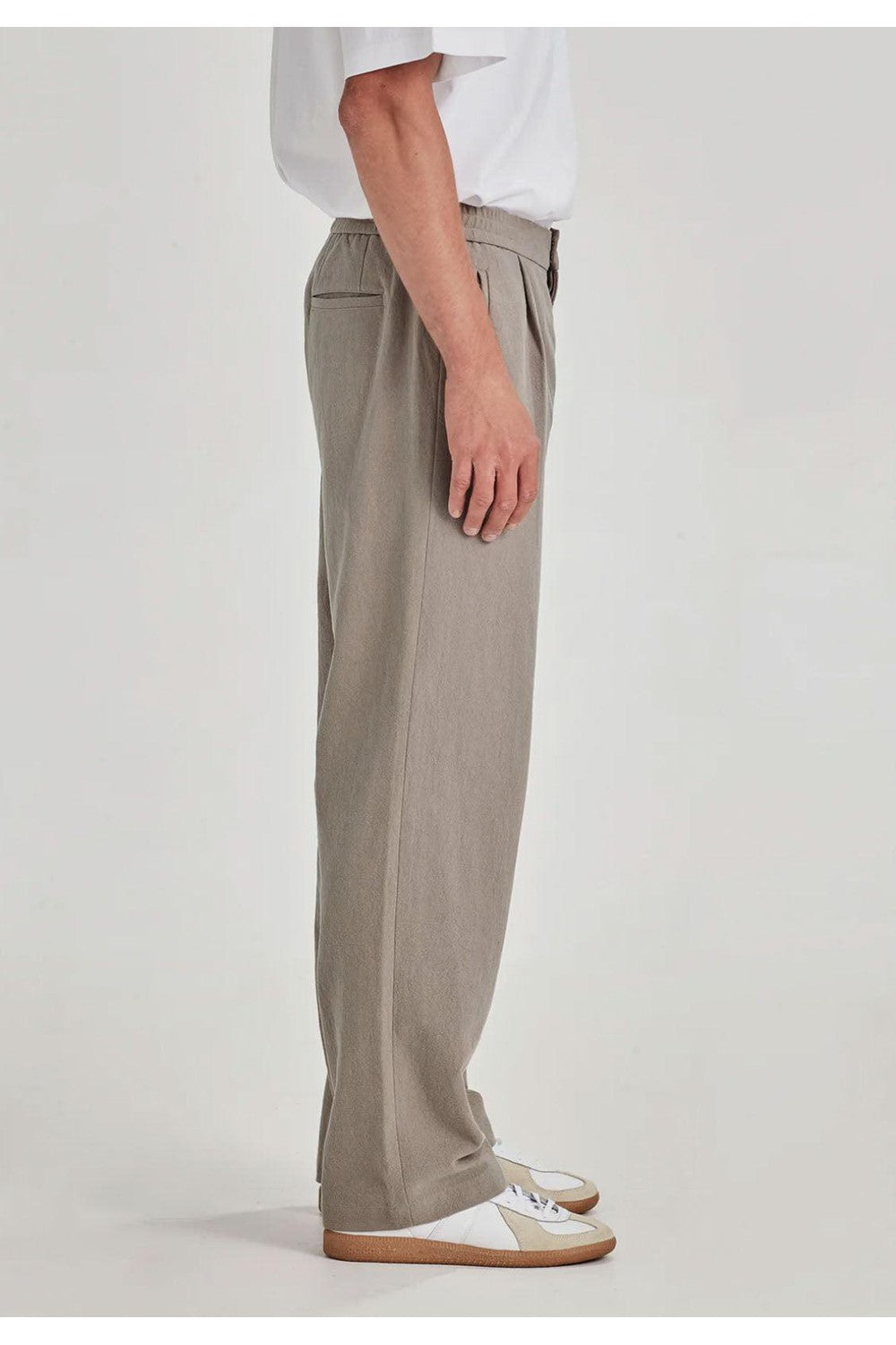 Mens Linen Cotton Work Pant / Smoke | COMMONERS | Mad About The Boy