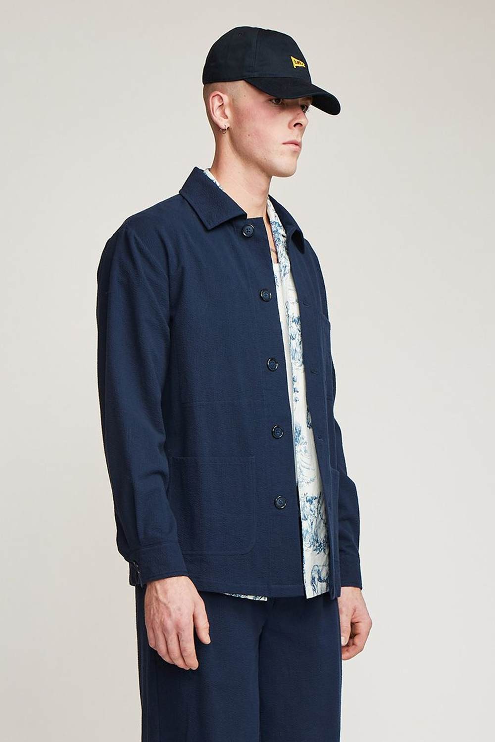 Brother Wolf Seersucker Navy | Brotherwolf | Mad About The Boy