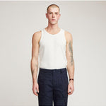 Brother Wolf Perforated Tank White | Brotherwolf | Mad About The Boy