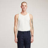 Brother Wolf Perforated Tank White | Brotherwolf | Mad About The Boy