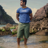 Porter James Sports Ringer Sports Tee Blue + Yellow | PORTER JAMES SPORTS | Mad About The Boy