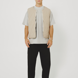 Commoners Two-Way Quilted Vest - Tan/Black | COMMONERS | Mad About The Boy