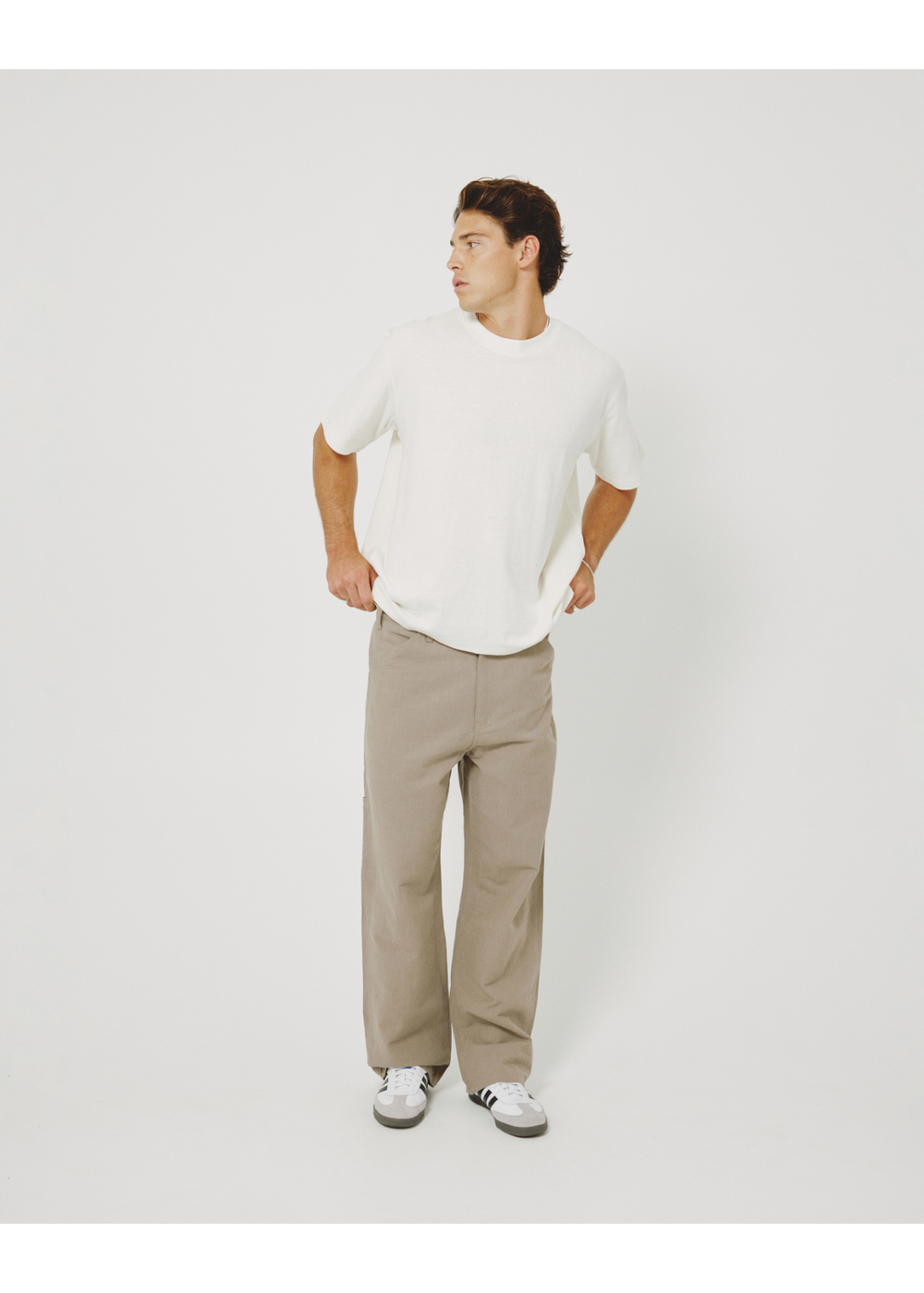 Commoners Linen/Cotton Work Pant - Smoke | COMMONERS | Mad About The Boy