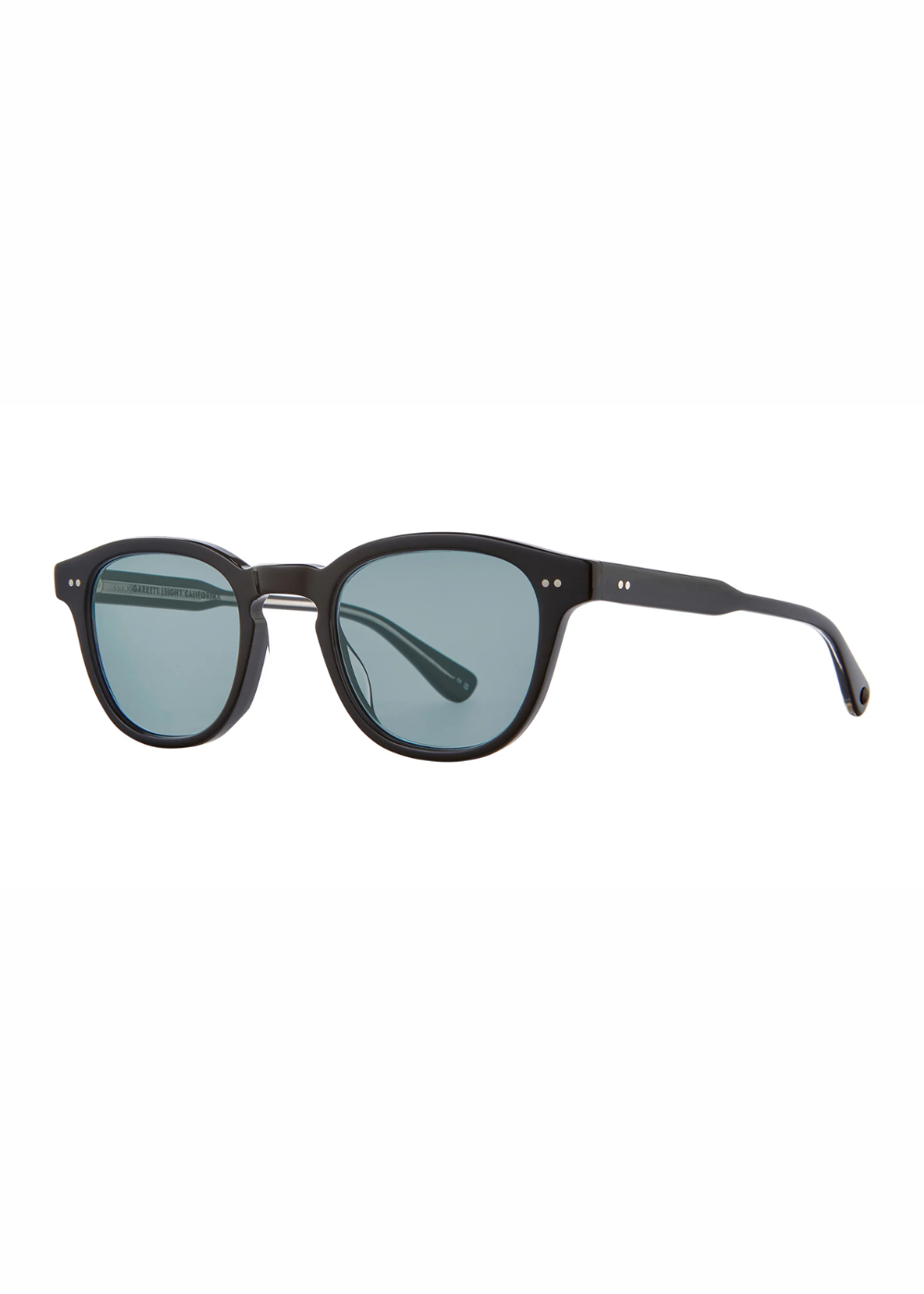 Garrett Leight Evan Sun - Black/Semi-Flat Pure Blue | GARRETT LEIGHT | Mad About The Boy