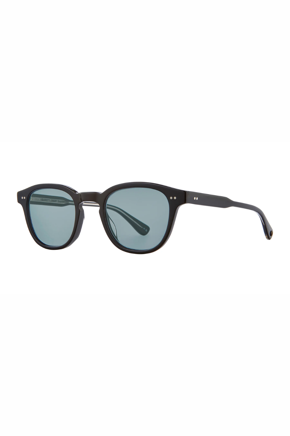 Garrett Leight Evan Sun - Black/Semi-Flat Pure Blue | GARRETT LEIGHT | Mad About The Boy