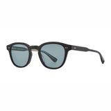Garrett Leight Evan Sun - Black/Semi-Flat Pure Blue | GARRETT LEIGHT | Mad About The Boy