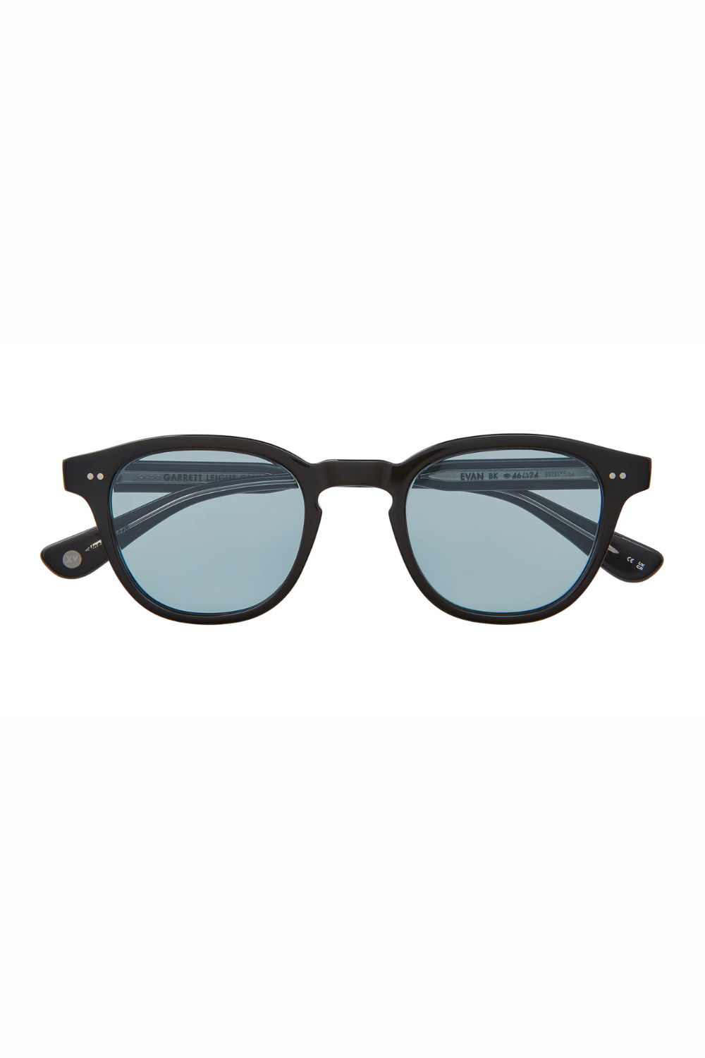 Garrett Leight Evan Sun - Black/Semi-Flat Pure Blue | GARRETT LEIGHT | Mad About The Boy