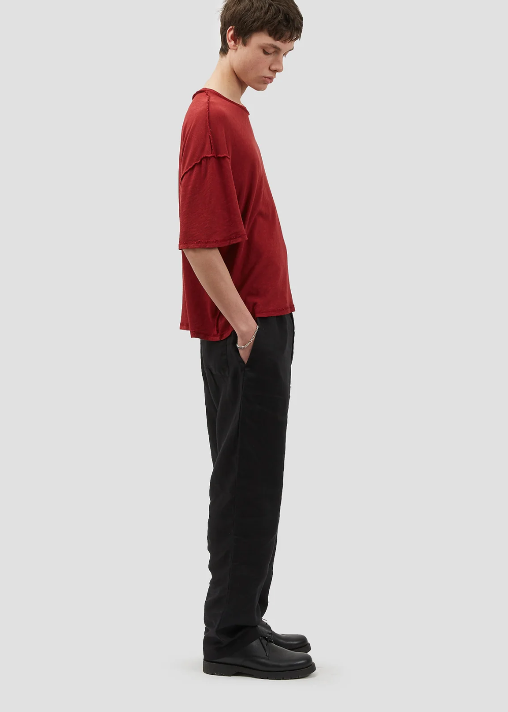 Lightweight T-Shirt Red | Fairly Normal | Mad About The Boy