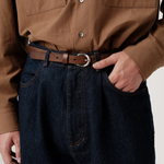 ASHA JASPER - Regular Italian Denim Trouser / Rinsed Indigo | ASHA JASPER | Mad About The Boy