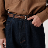 ASHA JASPER - Regular Italian Denim Trouser / Rinsed Indigo | ASHA JASPER | Mad About The Boy