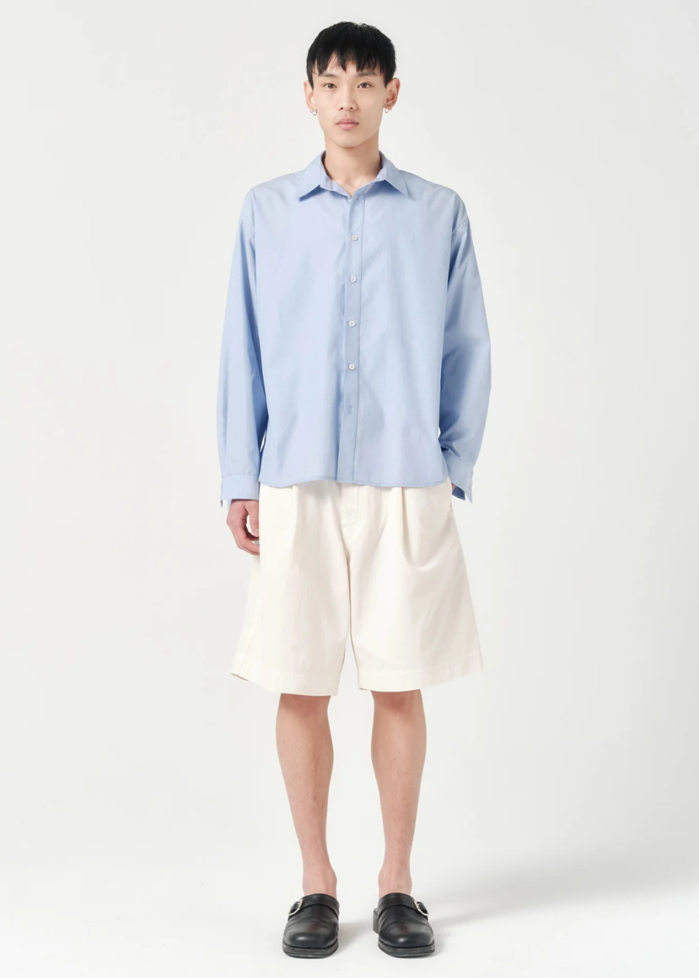 ASHA JASPER - Executive Shirt - Soft Blue Fil-à-fil | ASHA JASPER | Mad About The Boy