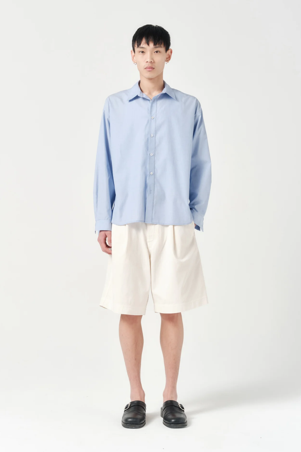 ASHA JASPER - Executive Shirt - Soft Blue Fil-à-fil | ASHA JASPER | Mad About The Boy