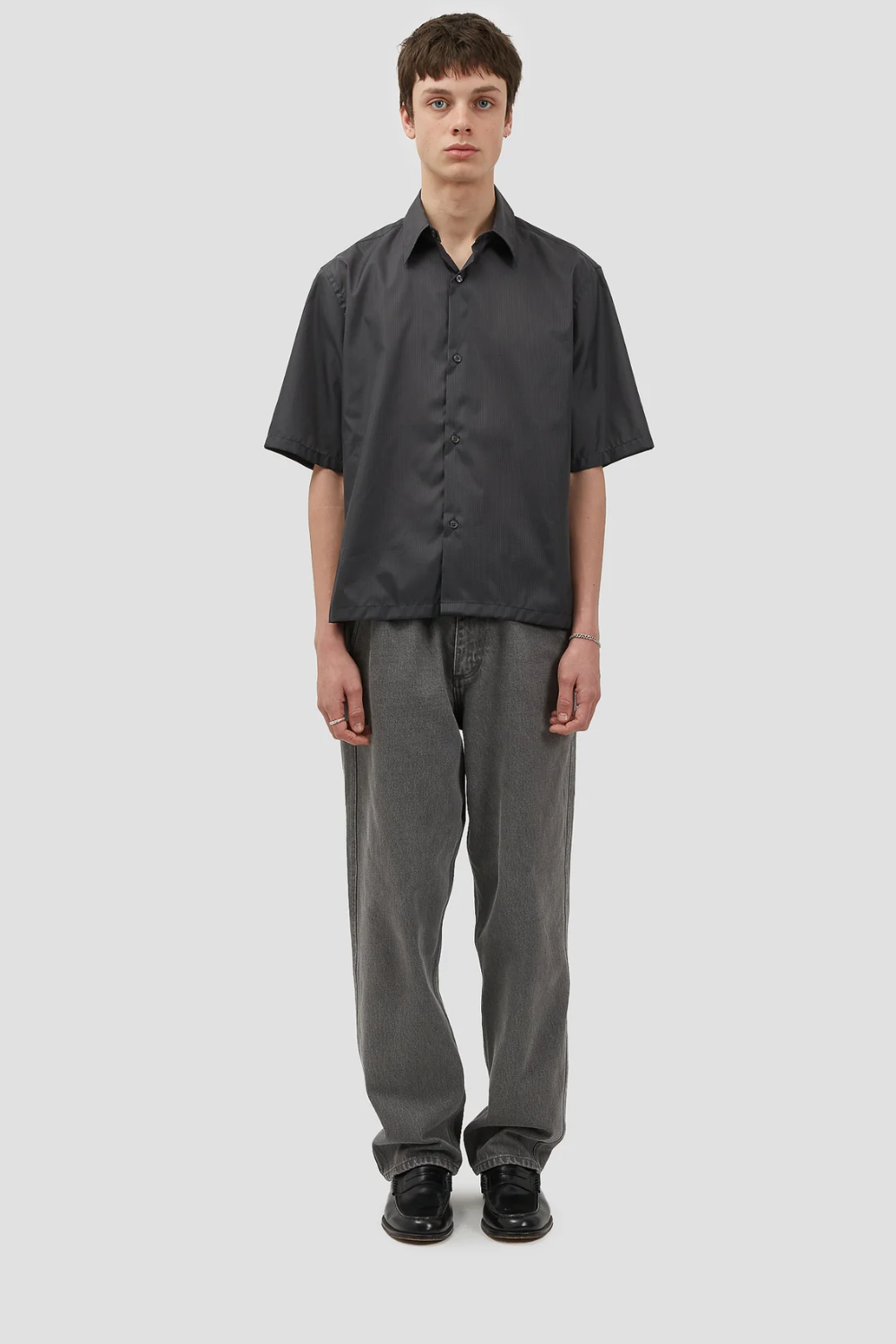 S/S Shirt Nylon Dark Grey | Fairly Normal | Mad About The Boy