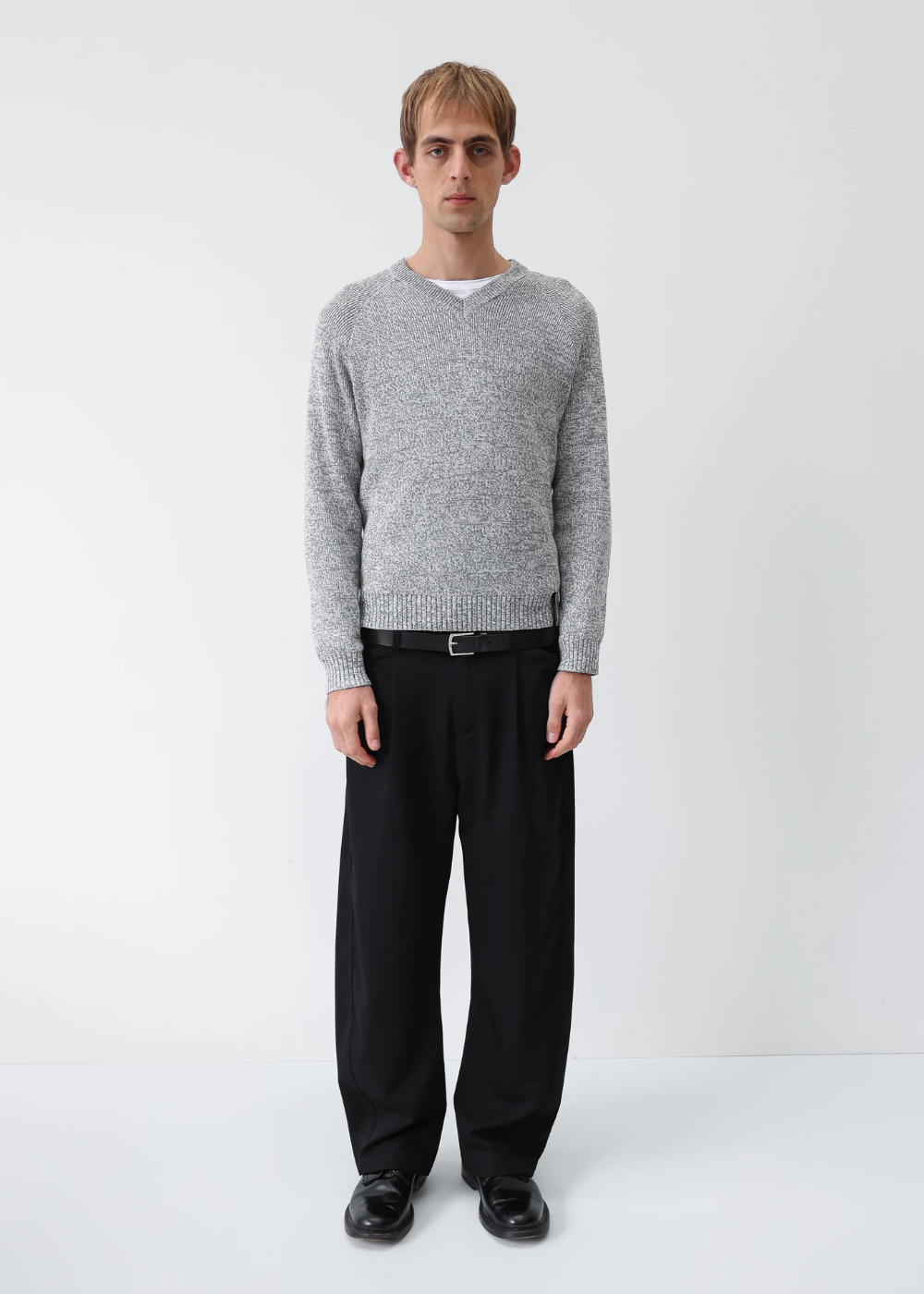 Observe - Twisted Relaxed Trouser / Midnight Pinstripe | Observe Gallery | Mad About The Boy