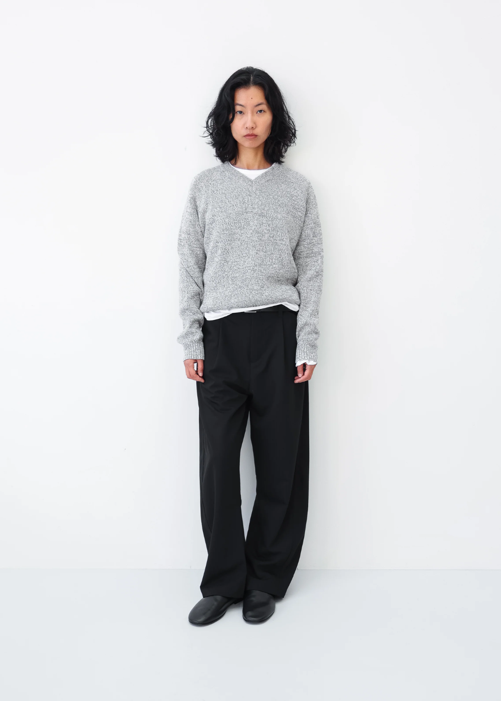 Observe - Twisted Relaxed Trouser / Midnight Pinstripe | Observe Gallery | Mad About The Boy