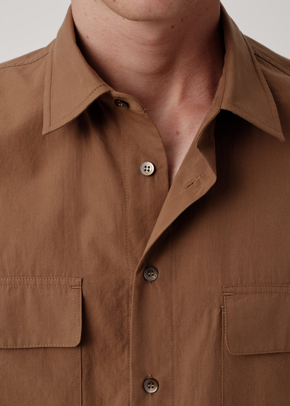 ASHA JASPER - Utility Shit / Cocoa Broadcloth | ASHA JASPER | Mad About The Boy