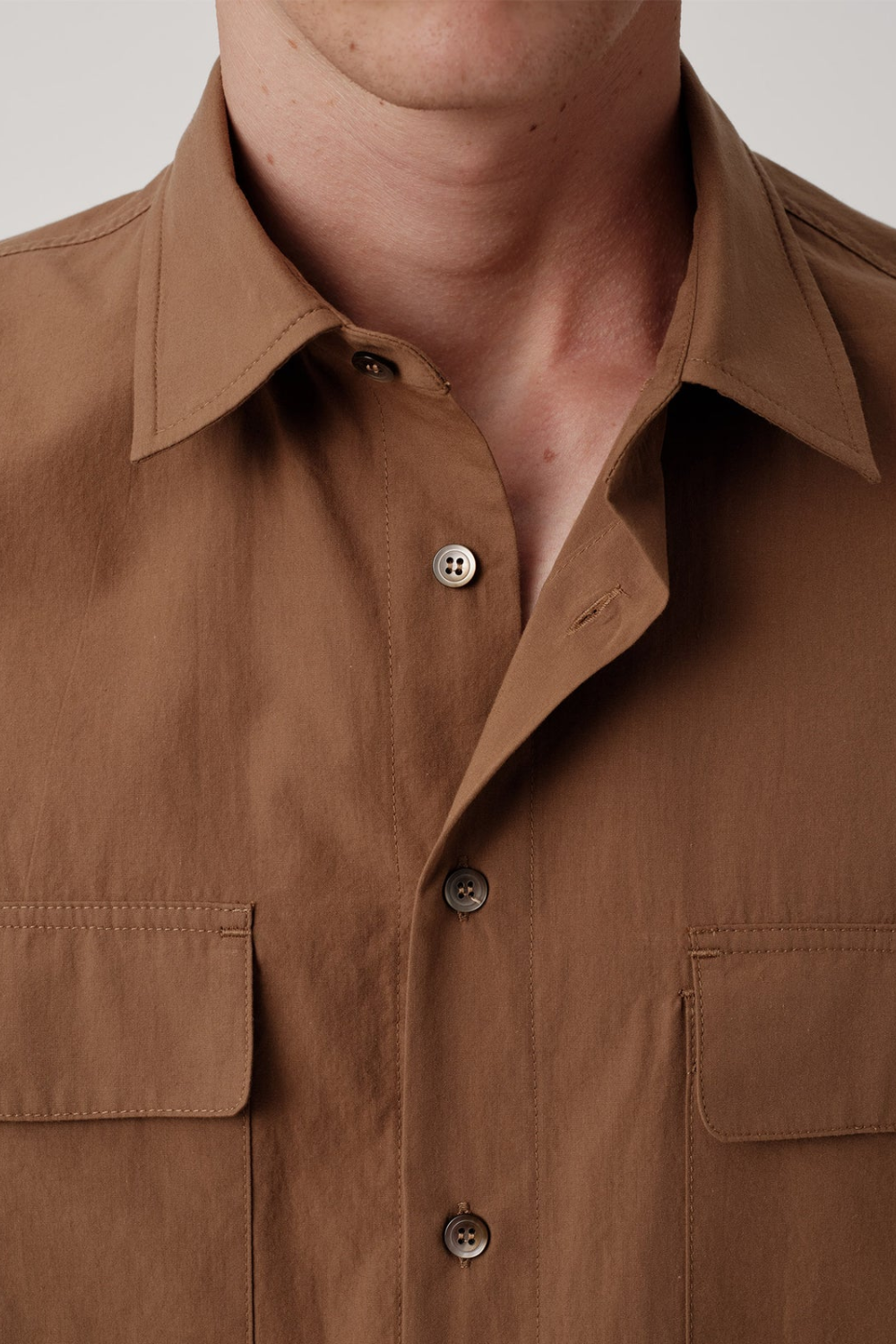 ASHA JASPER - Utility Shit / Cocoa Broadcloth | ASHA JASPER | Mad About The Boy