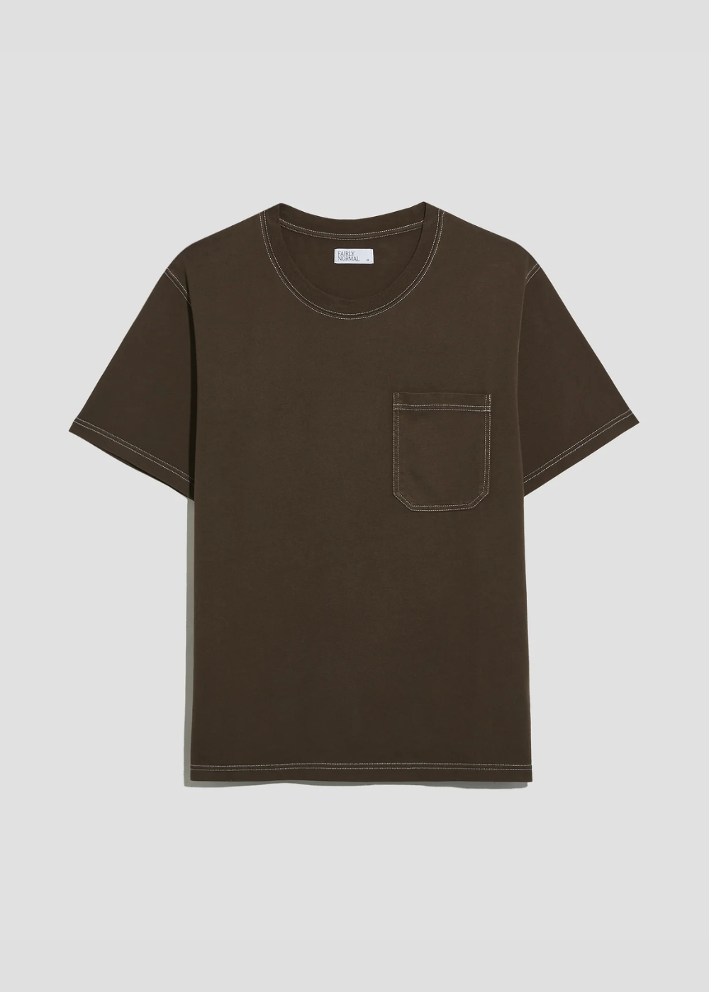 Fairly Normal - Heavyweight T-Shirt / Brown | Fairly Normal | Mad About The Boy
