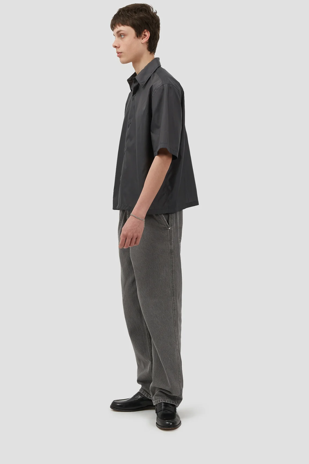 S/S Shirt Nylon Dark Grey | Fairly Normal | Mad About The Boy