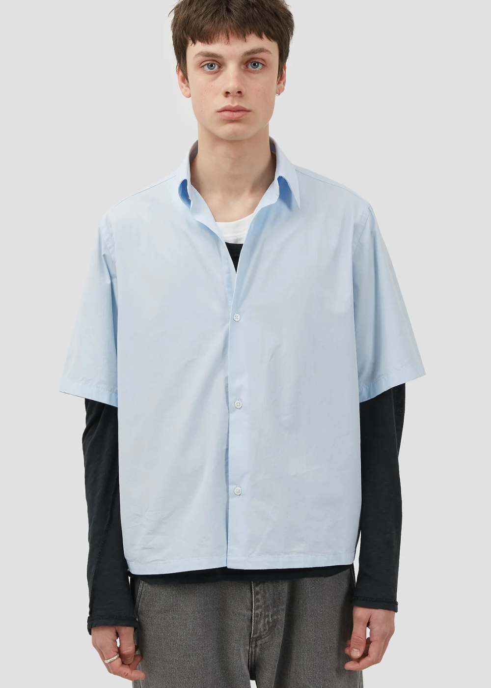 S/S Shirt Poplin Light Blue | Fairly Normal | Mad About The Boy